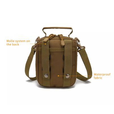 China Outdoor Sports Travel Hiking Camping Outdoor Sports Camouflage One-Shoulder Bag Small Tactical Multicolor Messenger Bag for sale