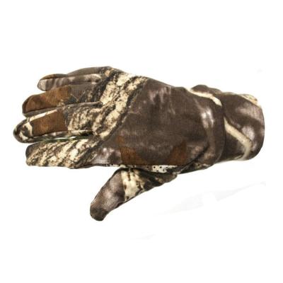 China Waterloof / hot new sale comfort 2021 camouflage neoprene camouflage fingerless hunting gloves netting for sale