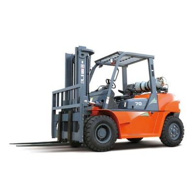 China Garment Stores HELI Brand 4 Wheel Drive Forklift High Quality 7 Ton From China Forklift for sale