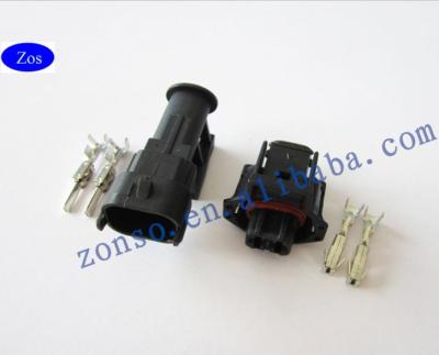 China Automotive 2pin bosch male female injector connector 1 928 403 874 /1 928 404 226 for sale