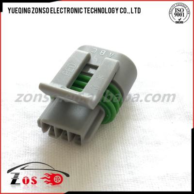 China Delphi pa66 3 pin automotive wire connector 12162280 female male for sale