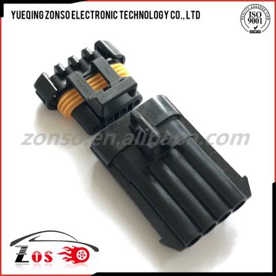 China GM LS Series Alternator Male Female Connector 4 Pin Automotive Delphi Car Auto Connector 12186568 for sale