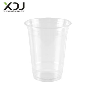 China Wholesale Recyclable Disposable Plastic Transparent PET Clear Cup Taiwan 9oz PET Cup for sale