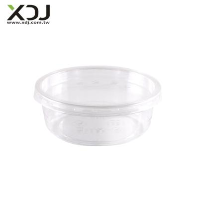 China Taiwan Sustainable 8 Oz 117 Mm Disposable Clear PET Cup For Food Container for sale