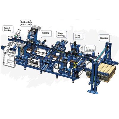 China Automatic Factory Pallet Wood Clamp Making Machine for sale