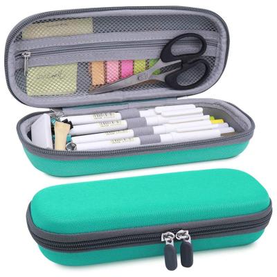 China Schools & Large Capacity Portable EVA Hard Packing Pen Pencil Case Pouch Bag Holder Offices Stationery Custom Box for sale