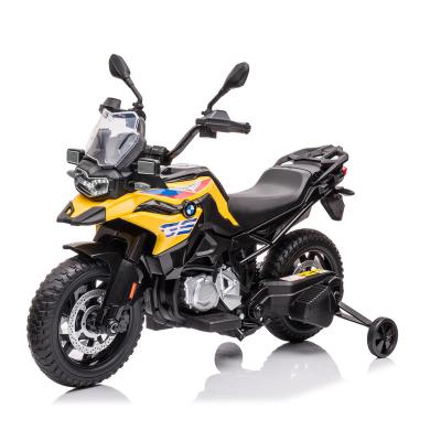 China Ride On Toy 2022 New BMW F850 GS Authorized Children 12V7A Toy Motorcycle With Training Wheels Battery Operated Child Electric Motorcycle for sale