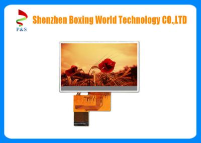 China TFT Touch Screen LCD Panel 4.3 Inch 480 ( RGB ) X 272p 500 Brightness for sale