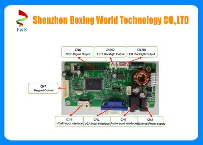 China tablero de regulador de 12V DC TFT LCD LCD A/tablero de control de D VGA + interfaz de HDMI en venta