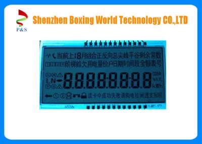 China Positive Transflective Character LCD Screen 1 / 8 Duty For Energy Meter for sale