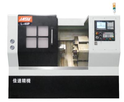 China Machinery repair shops JASU L-40P horizontal oblique linear guide bed high precision CNC lathe hotsale for sale