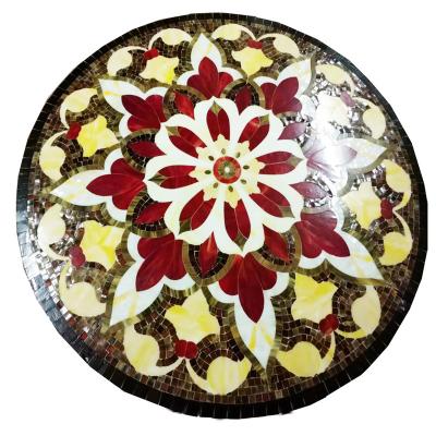 China DS Parquet Customized China High Quality Mural Creative Tile Swimming Pool Spa Around Glass Mosaic for sale