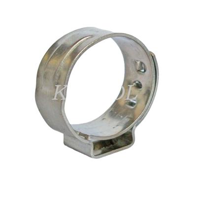 China oetiker 304ss Heavy Duty Single Ear Metal One Ear Clamp for sale