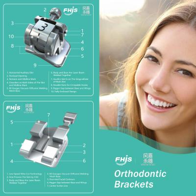 China Roth / MBT Dental Orthodontic Brackets Self Ligating Brackets In Orthodontics for sale