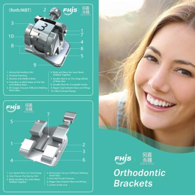 China MBT ROTH Prescription Orthodontic Brackets Customized For Hosipital Clinic Dentist for sale