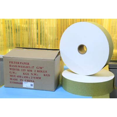 China food & Beverage factory best selling imports 125mm high quality food grade filter paper roll for tea bag for sale