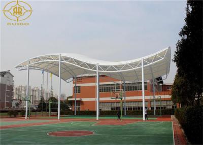 Cina La tenda resistente UV della membrana struttura la struttura d'acciaio di PTFE o di PVDF per il campo da pallacanestro in vendita