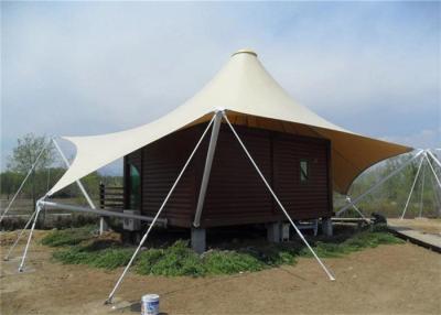 China Waterproof Glamping Hotel Tent Flame Retardant Sturdy Steel Frame Structure for sale