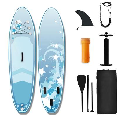 China Unisex Top Drop Boarding Inflatable Stand Up Paddle Boards, 10.6 Ft Traveling Sip Board Surf Board For All Skill Levels I for sale