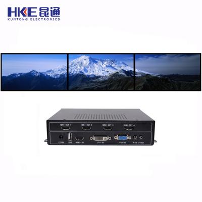 China Free Easy To Use Software 2x2 TV Wall Controller For Low Budget TV Video Wall Project Q-4TV for sale