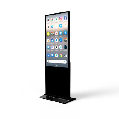 China Free Sample Vertical Floor Stand Screen 50 Inch Interactive All In One Computer Touch Screen Kiosk For Information Inquiry 50