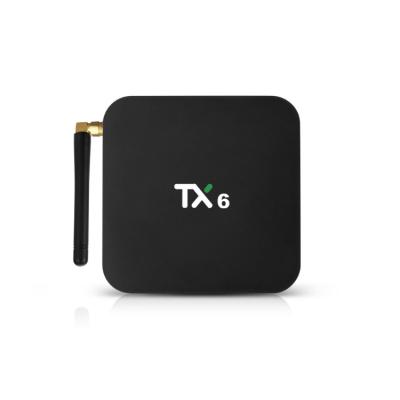 China Hot-selling New Launched 2GB 16GB OTT TV Box Android 9.0 4K TX6 Set Top Box for sale