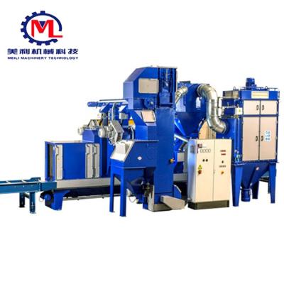 China Descaling Single Type Shot Blasting Metal Hook Cleaning Polisher Machine for sale