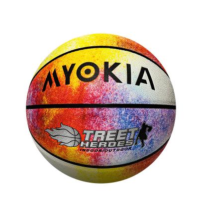 China Custom Basketball Training Factory Supply Direct Basketball Customize Logo Basketball Size 7 PU Printing Basketball Ball For Real Fight for sale