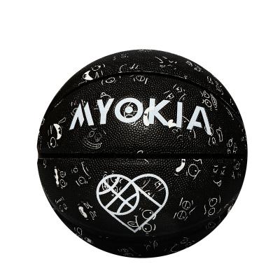 China Good Quality Basketball Design Basketball Training Size 7 PU Basketball New Customize Logo Basketball Ball For Training for sale