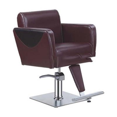 China Super Comfortable Barber Chair Salon Barber Chair Brown Barber Chair Heavy Duty In Doors From China Wholesale Trade for sale