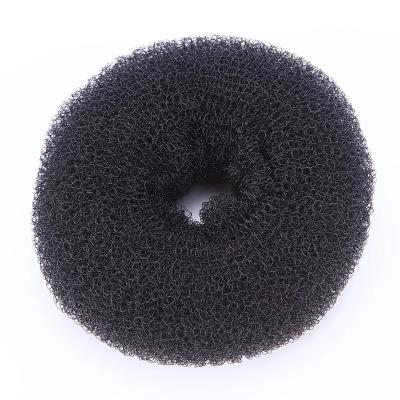 China Eco-Friendly Brown Donut Women Hair Ring Bun Hair Curler Hair Magical Black Blonde Donut for sale