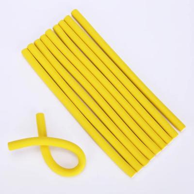 China Eco - Friendly Wholesale Multicolor Curling Soft Hair Rods Twist Foam Curvy Hair Curler for sale