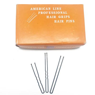 China Comfortable Feel Wholesale Paper Box Paper Hair Pins Cheap Women Girls Black Hair Grab Clips for sale