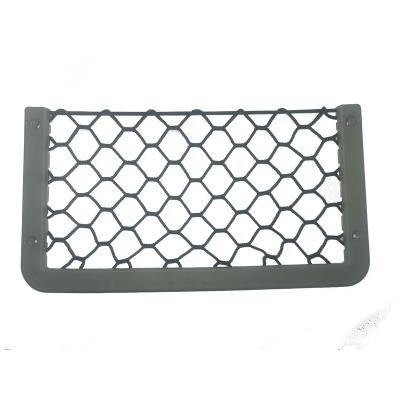 China New Black Sports Car Net Organizer Net Pockets Car Storage Automotive Bag for sale