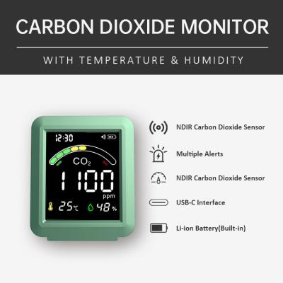 China Hot Selling CO2/Temperature/Humidity SDA-2 Carbon Dioxide Detector CO2 Monitor CO2 Meter for sale