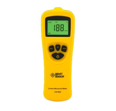 China AR8700A Gas Leak Detector Gas Leak Detector Portable Handheld Carbon Monoxide Meter Co Tester 0-1000ppm 1PPM Resolution With Alarm AR8700A for sale