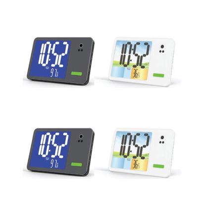 China GE20-2685 Digital Bed Alarm Clock Body Temperature and Humidity Detector supports week display in five languages ​​2685 for sale