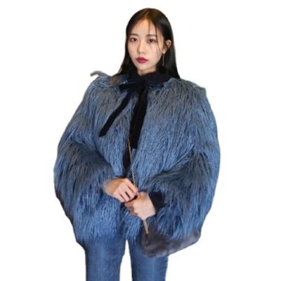 China Anti-wrinkle Faux Fur Beach Woolen Fur Jacket Orchid Fur Fluffy Shorts 2018 Winter You New Faux Fur Main Women's Clothing for sale