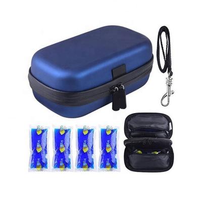 China Travel Diabetic Case Diabetes Box Insulin Cooler Waterproof Shockproof Dustproof Outdoor Medical Insulated Cooler Bag for sale