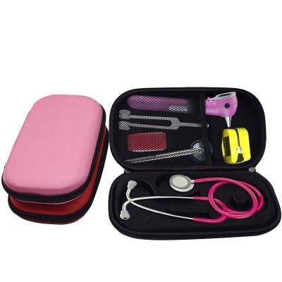 China Customized Leather Waterproof EVA+Fabric Case Hip Clip Stethoscope Medical Carrying Clip for sale