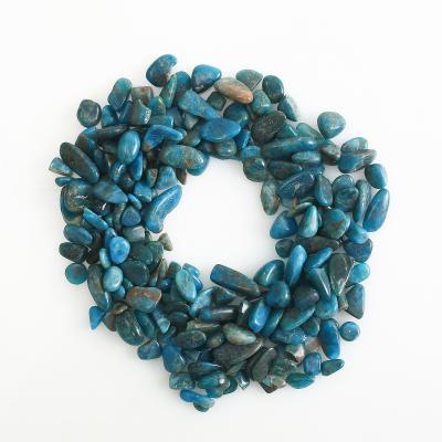 China Natural Blue Apatite Crystal Chips Gravel Crystal Healing Stones Gemstone Crystal Stones from Europe for sale