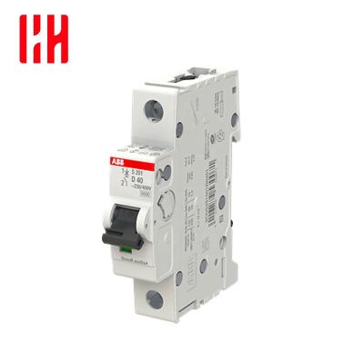 China New and Original ABBs Brands Miniature Circuit Breaker S201 1P D 40A 2CDS251001R0401 S201-D40 6kA Circuit Breakers for sale