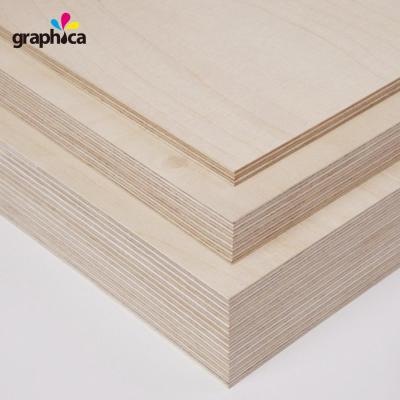 China 12mm 15mm 18mm Normal Birch and Poplar Plywood Wood Board for Die Making Core Gap 0.1% for sale