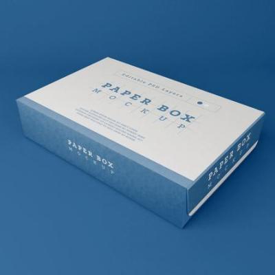 China Kartonverpackung kundenspezifisch zusammensteckbare, recycelte Handwerkspapierbox mit Kundenlogo zu verkaufen