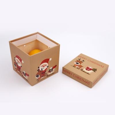 China Eco-friendly Christmas Eve Apple Gift Box Recyclable and CMYK 4 Color Offest Printing for sale