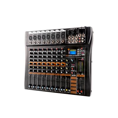 China Entertainment China Manufacturer Dj Mixer Noise Canceling 8 Channel Audio Mixer for sale