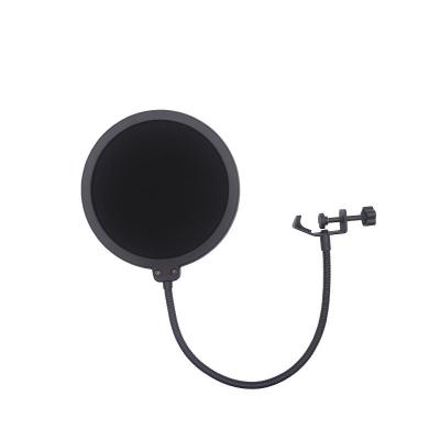 China China Factory Desktop Studio Professional Microphone Gooseneck Double Layer Microphone Filter for sale