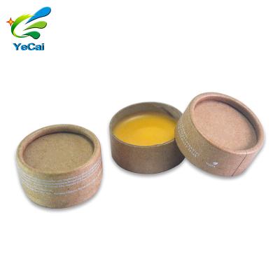 China Recyclable Customize Mini Biodegradable Paper Lip Balm Tube Paper Private Label Packaging Container Cosmetic Jar for sale