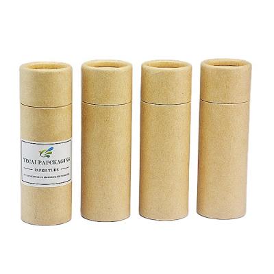 China 0.3 oz paper deodorant paper printing carton lift up style cosmetic stock biodegradable paper tube packaging with good quality for sale