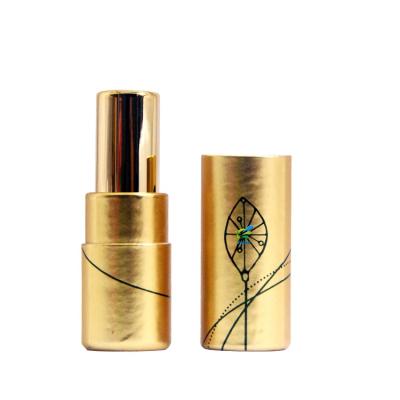 China Recyclable Custom Design Gold Lipstick Tubes Paper Lipstick Tube Wholesale for sale